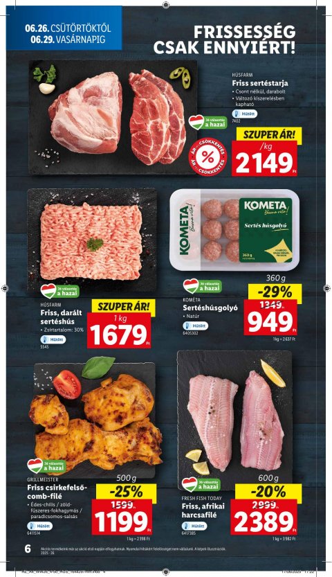 LIDL akciós újság