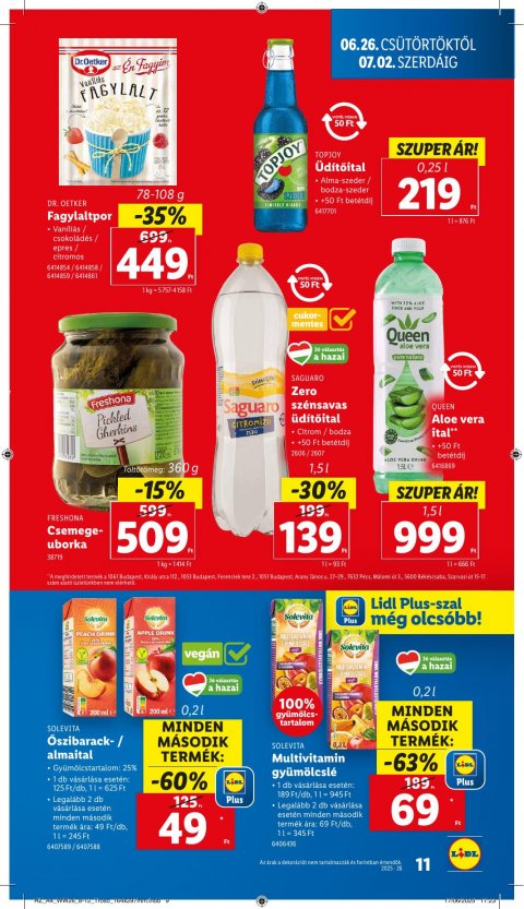 LIDL akciós újság