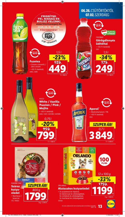 LIDL akciós újság
