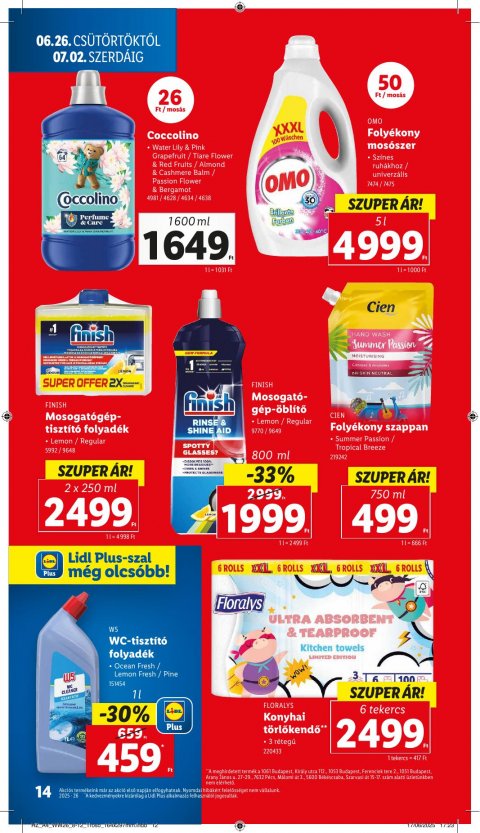 LIDL akciós újság