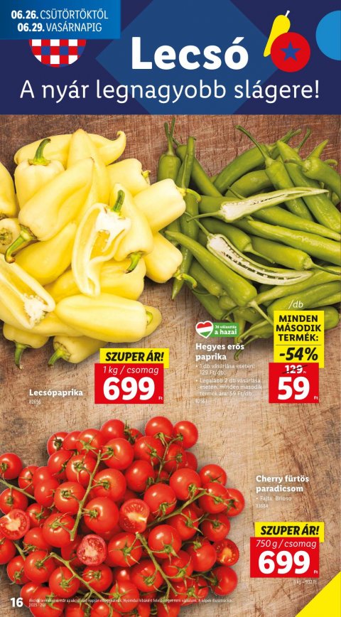 LIDL akciós újság