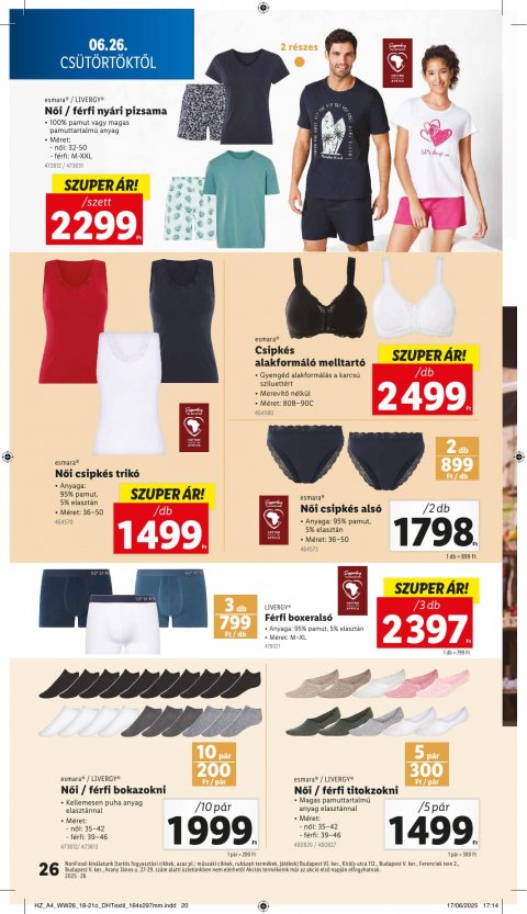 LIDL akciós újság