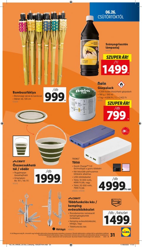 LIDL akciós újság
