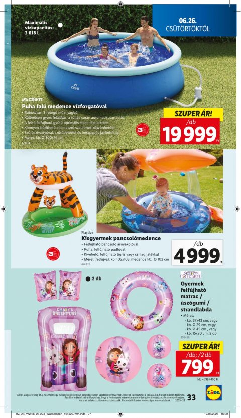 LIDL akciós újság
