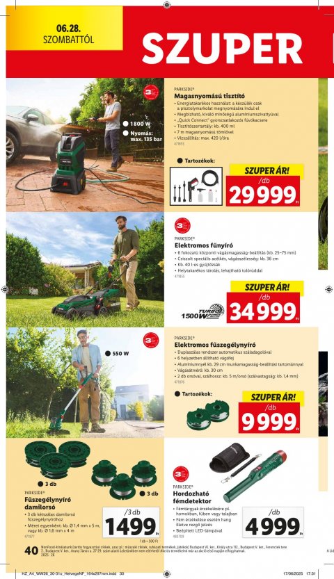 LIDL akciós újság