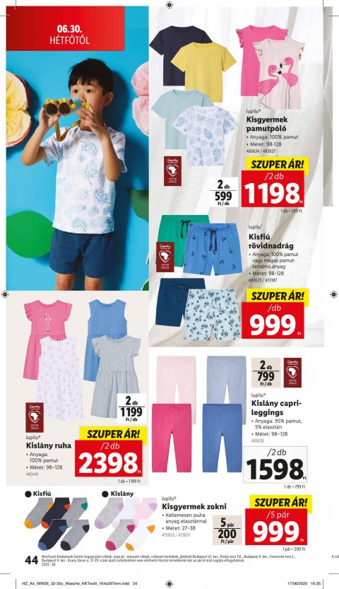 LIDL akciós újság