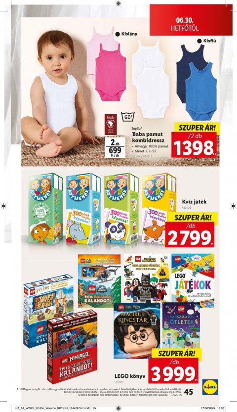 LIDL akciós újság