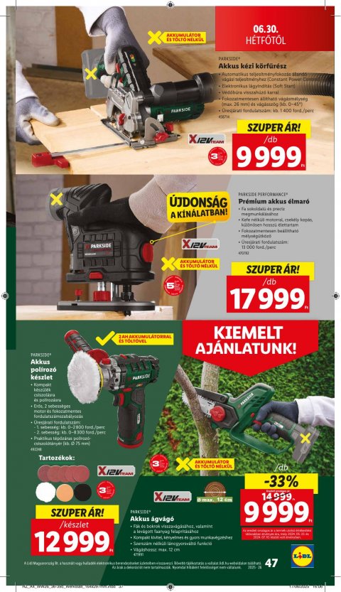 LIDL akciós újság