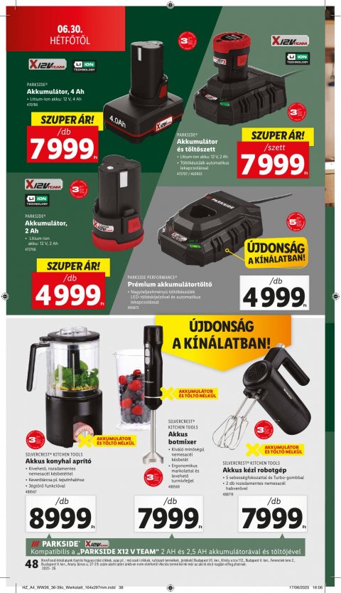 LIDL akciós újság