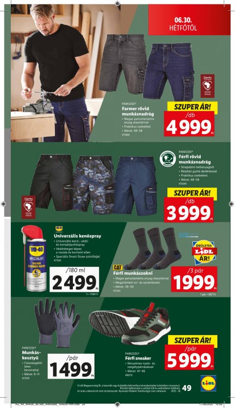 LIDL akciós újság