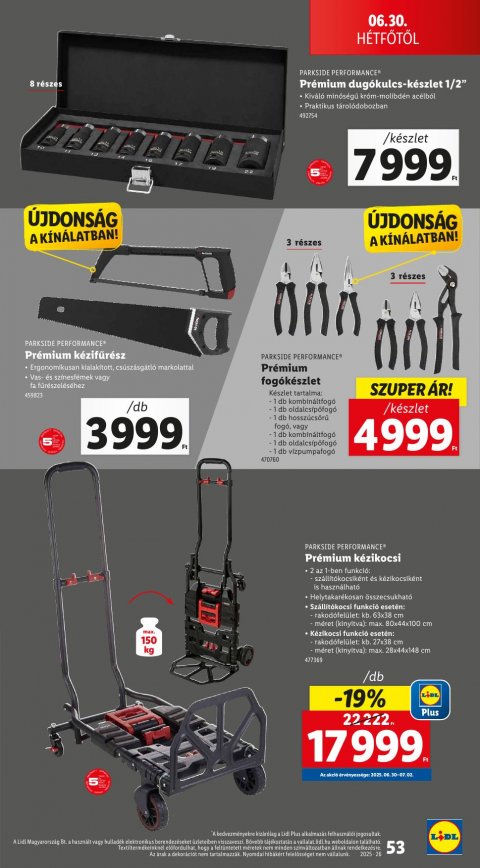 LIDL akciós újság