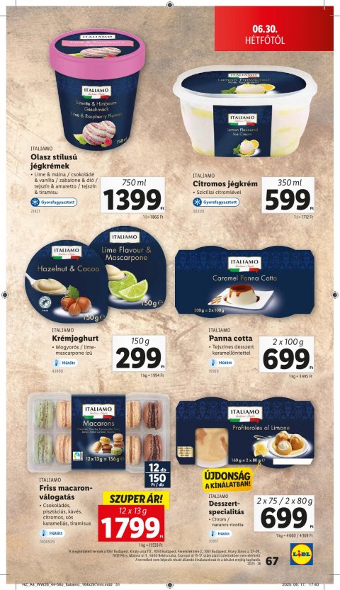 LIDL akciós újság