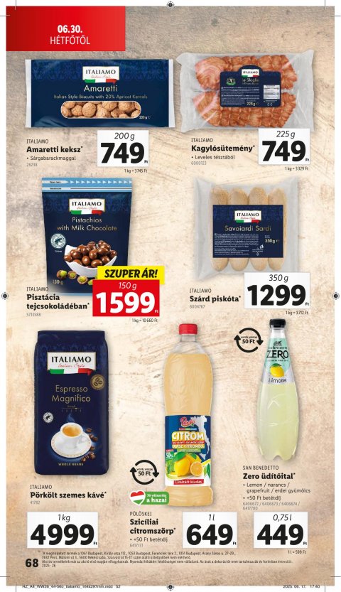 LIDL akciós újság