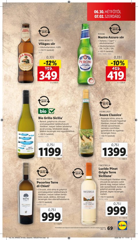 LIDL akciós újság
