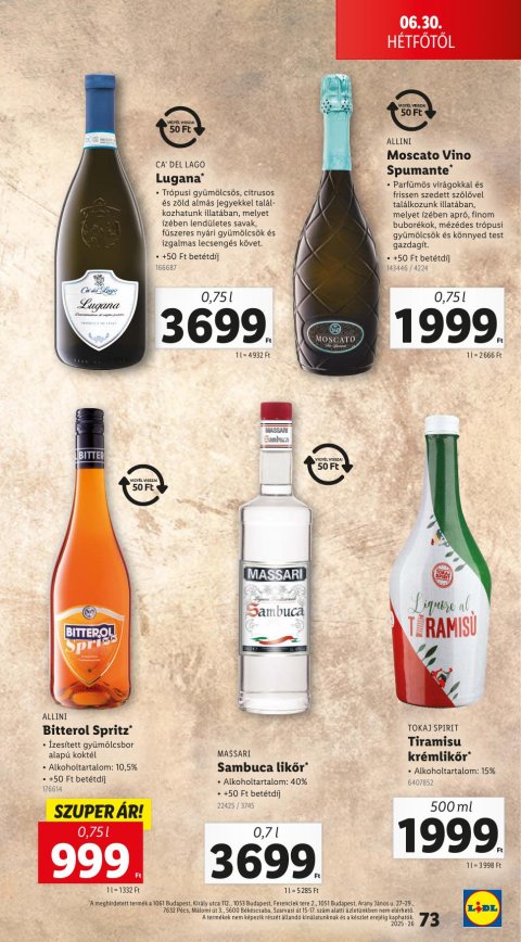 LIDL akciós újság