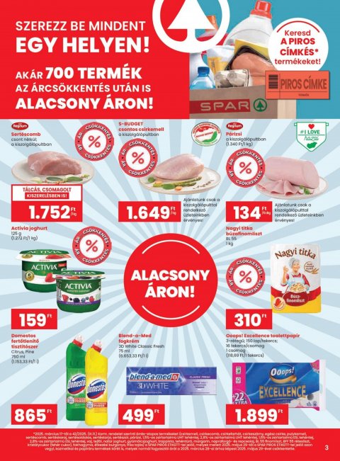SPAR akciós újság