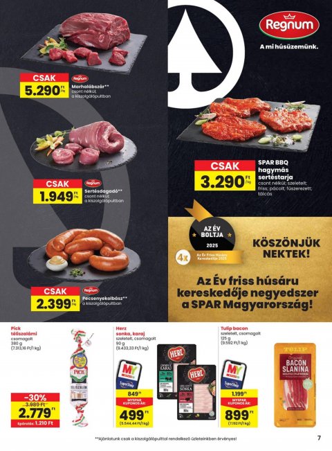 SPAR akciós újság