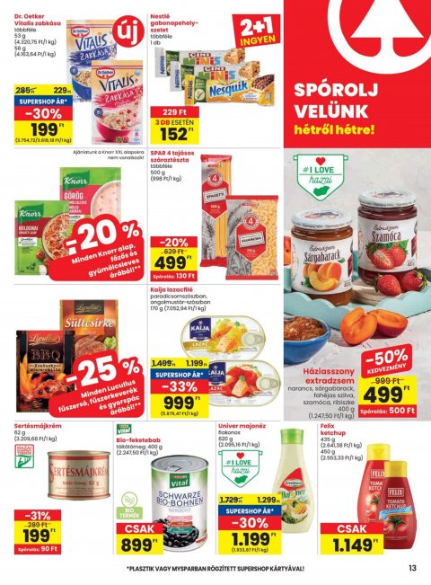 SPAR akciós újság