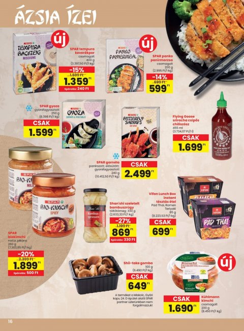 SPAR akciós újság