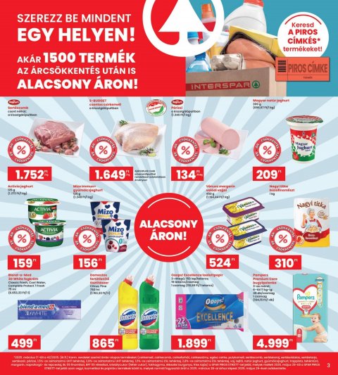 INTERSPAR akciós újság