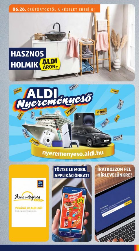 ALDI akciós újság