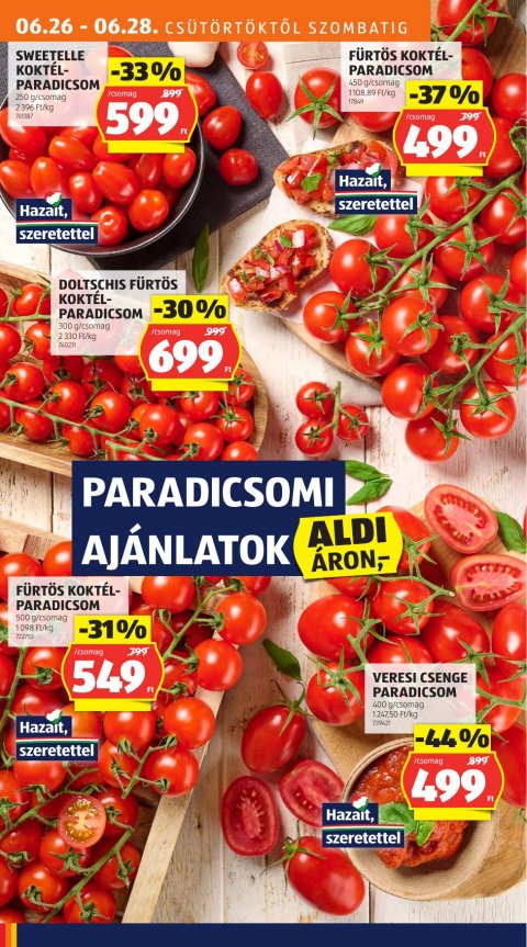 ALDI akciós újság