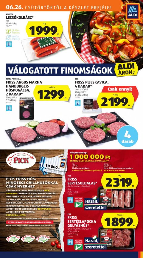 ALDI akciós újság