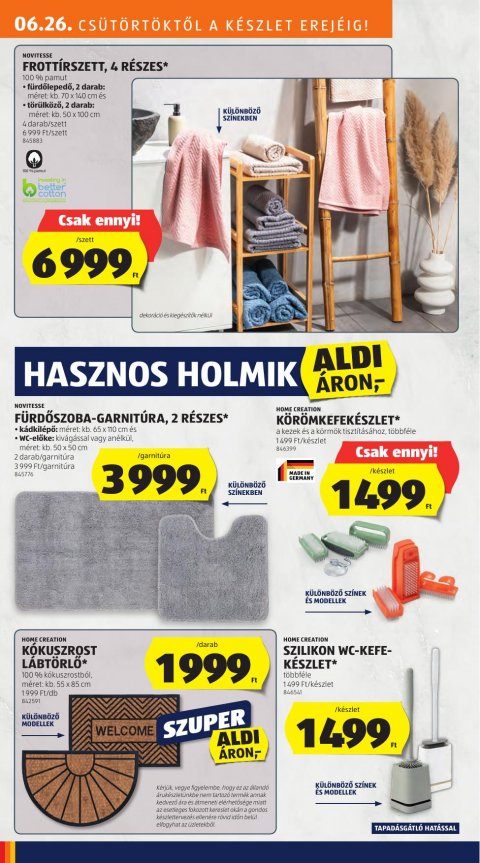 ALDI akciós újság