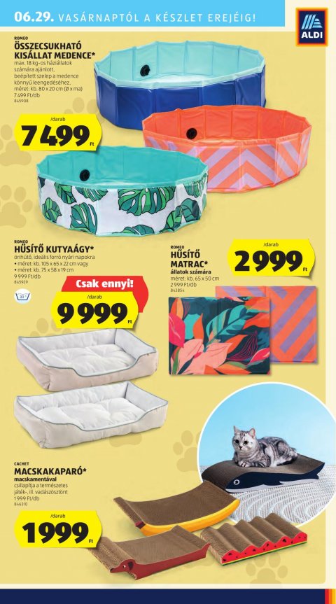ALDI akciós újság