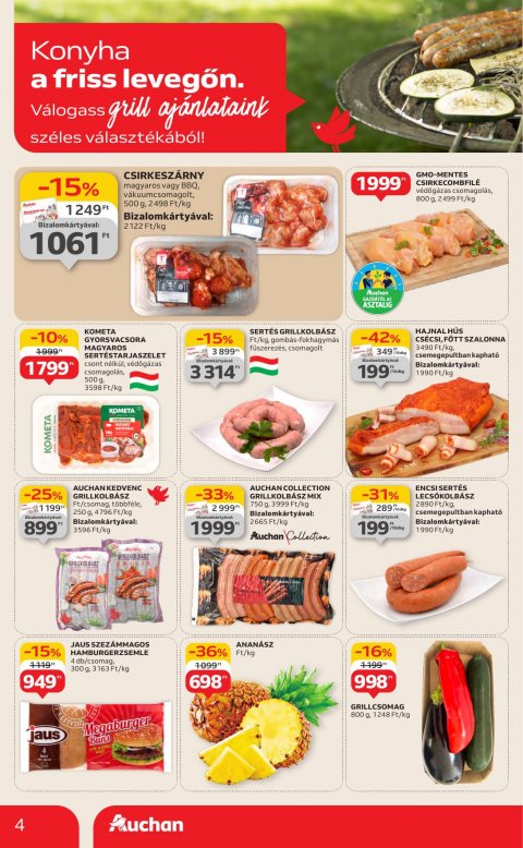 AUCHAN Hipermarket akciós újság