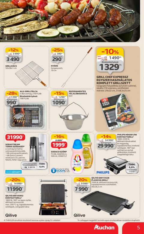 AUCHAN Hipermarket akciós újság