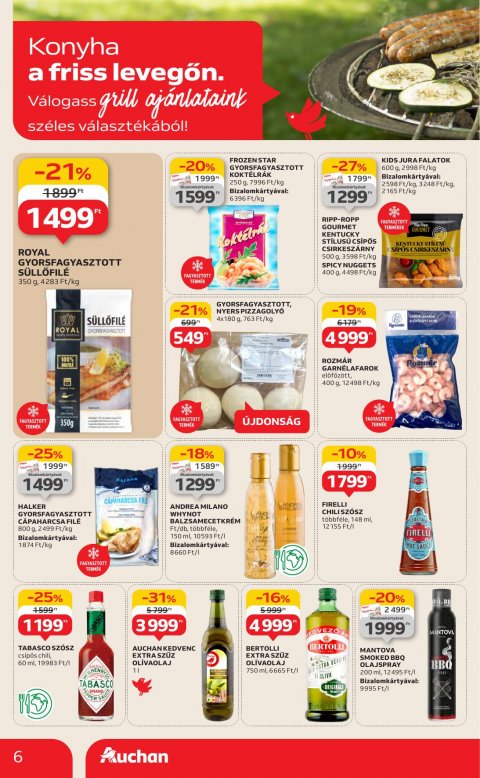 AUCHAN Hipermarket akciós újság