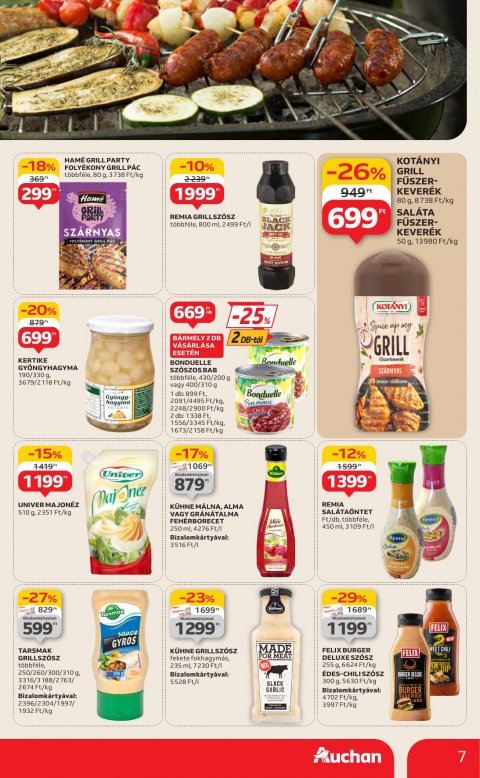 AUCHAN Hipermarket akciós újság