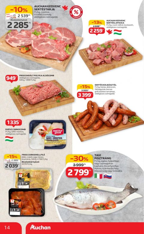 AUCHAN Hipermarket akciós újság
