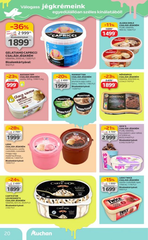 AUCHAN Hipermarket akciós újság