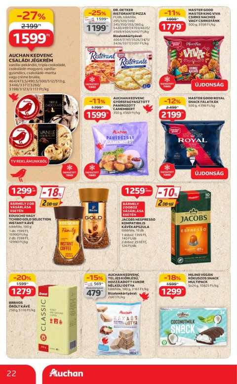 AUCHAN Hipermarket akciós újság