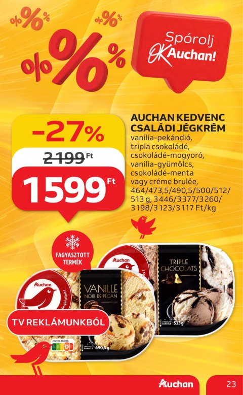 AUCHAN Hipermarket akciós újság