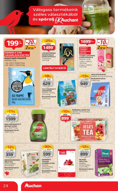 AUCHAN Hipermarket akciós újság