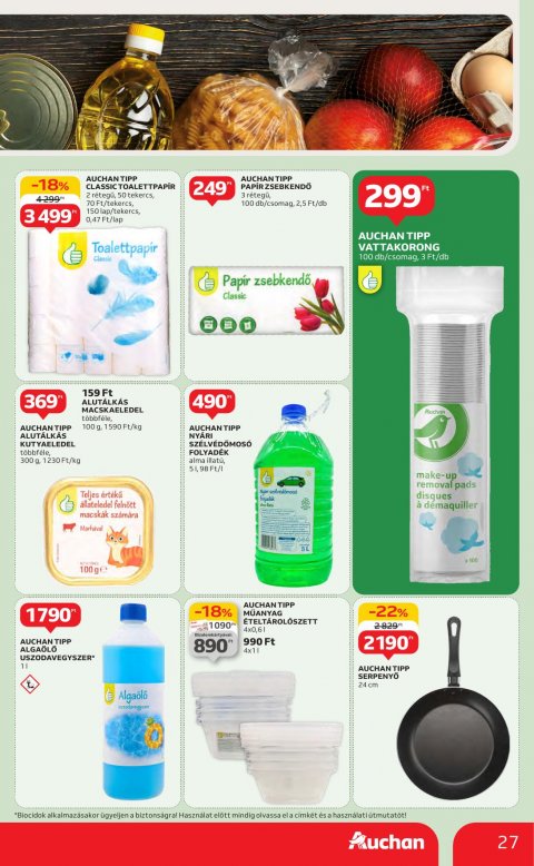 AUCHAN Hipermarket akciós újság