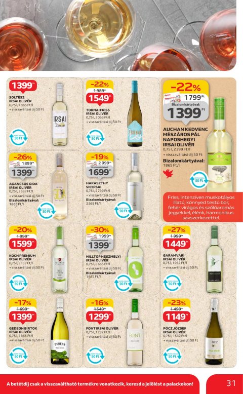 AUCHAN Hipermarket akciós újság