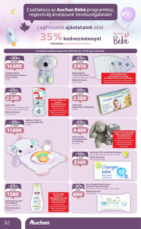 AUCHAN Hipermarket akciós újság
