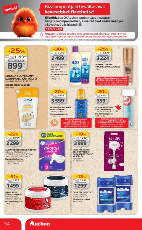AUCHAN Hipermarket akciós újság