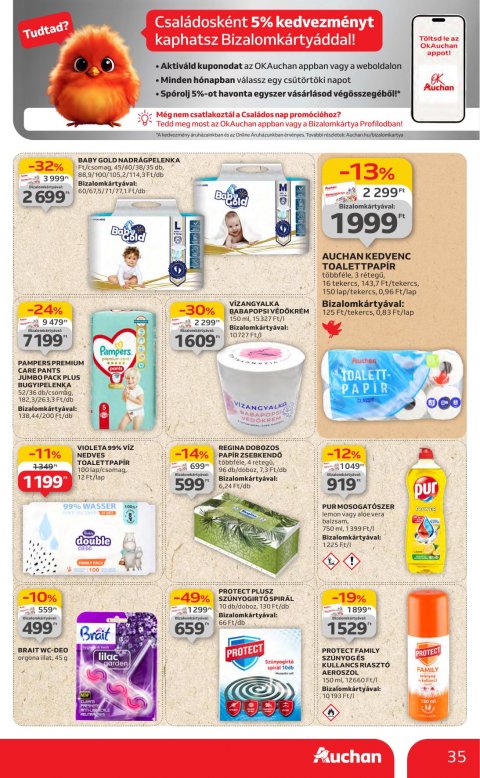 AUCHAN Hipermarket akciós újság
