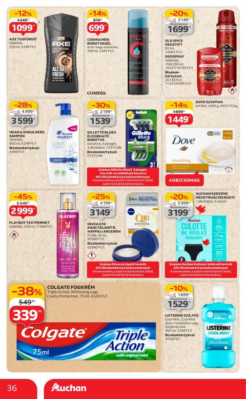 AUCHAN Hipermarket akciós újság