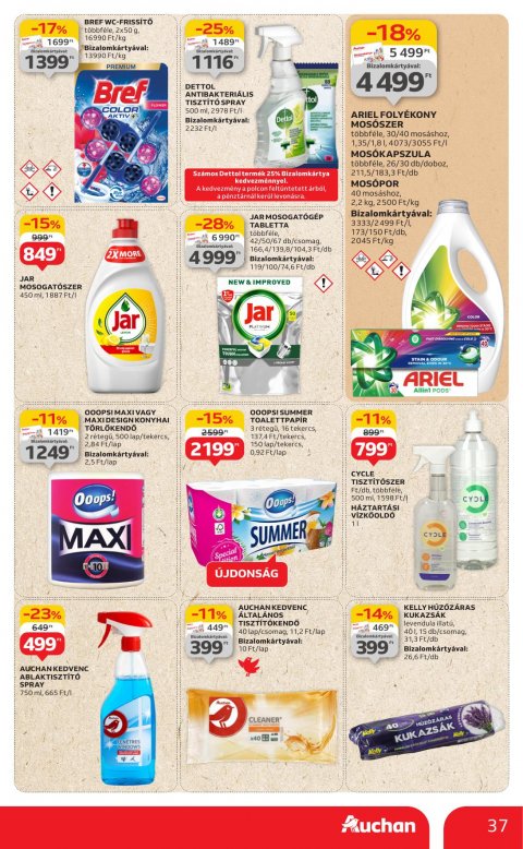AUCHAN Hipermarket akciós újság