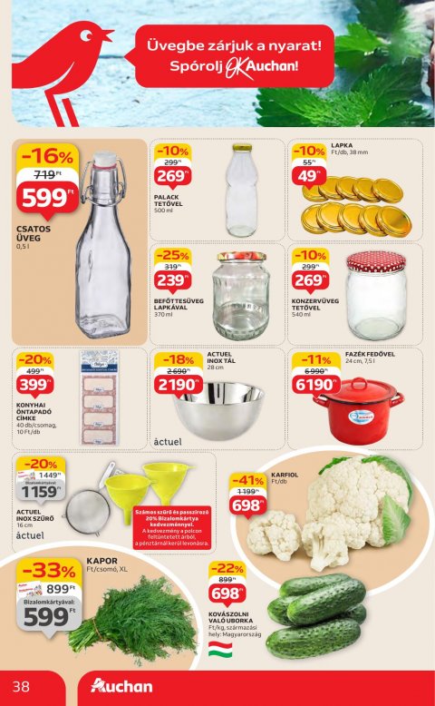 AUCHAN Hipermarket akciós újság