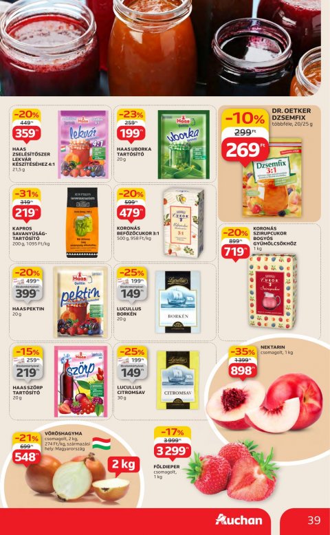 AUCHAN Hipermarket akciós újság