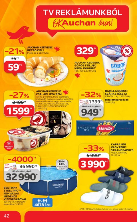 AUCHAN Hipermarket akciós újság