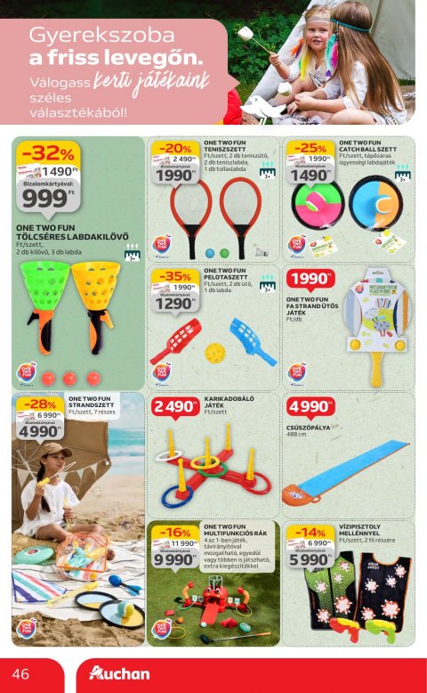 AUCHAN Hipermarket akciós újság