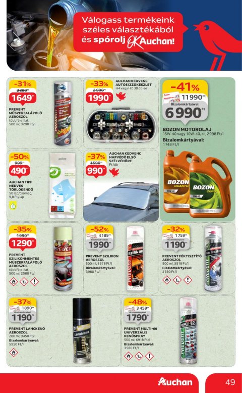 AUCHAN Hipermarket akciós újság